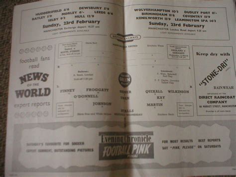 manchester united vs sheffield wednesday 1958